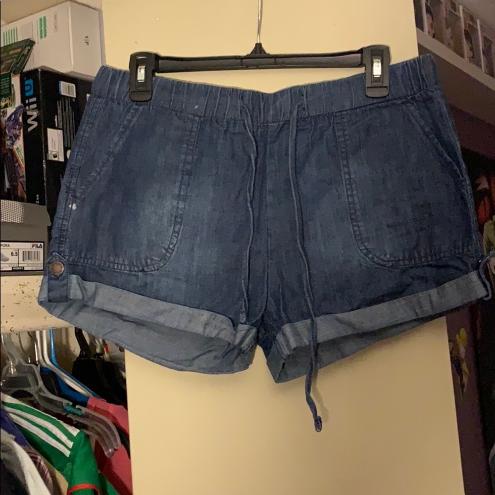 Blue shorts
